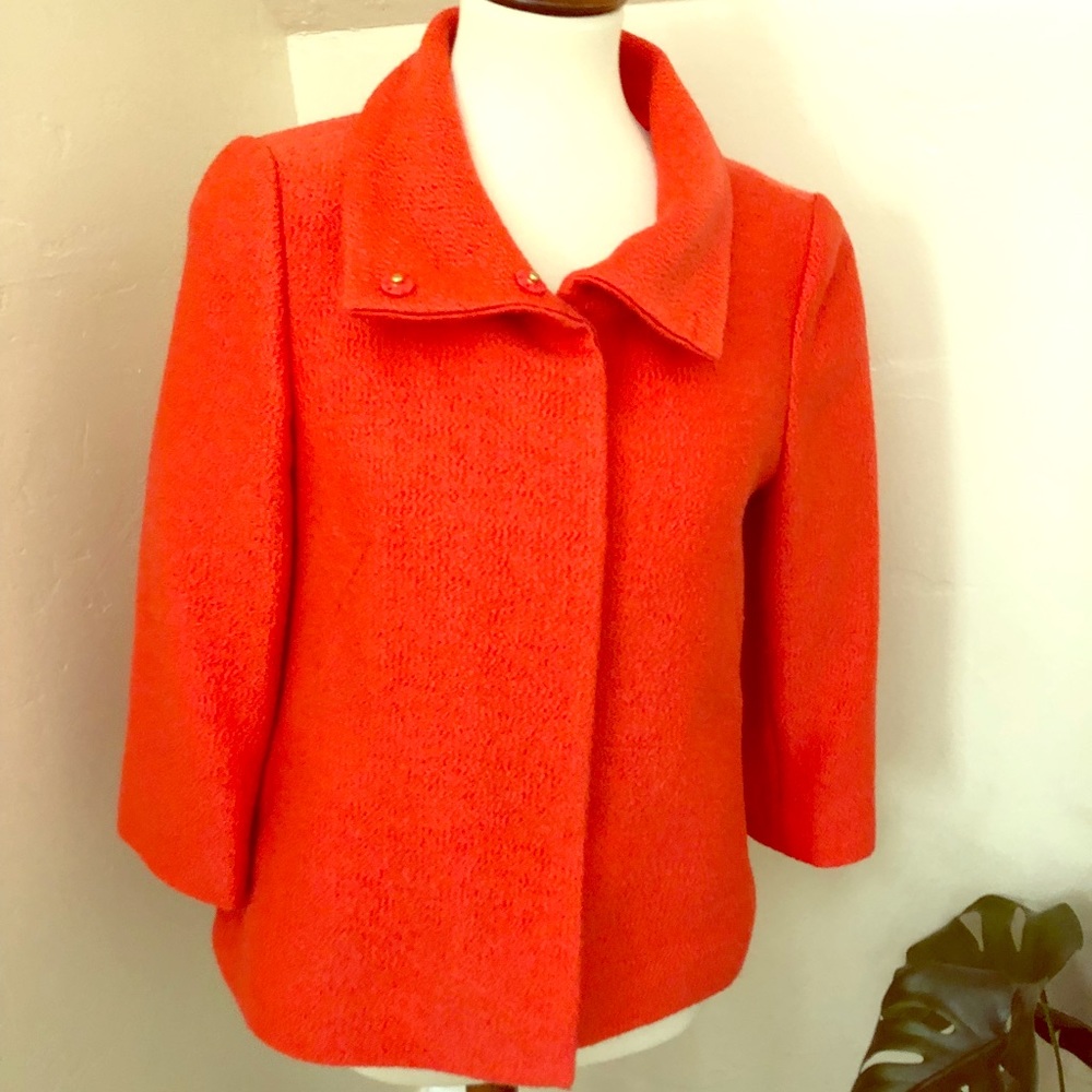 Classic 3/4 sleeve woolen coat by Ann Taylor.